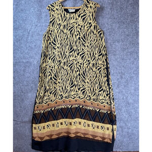 Vintage FreeStyle Original Collection Dress XL Tribal Safari Layered Lagenlook